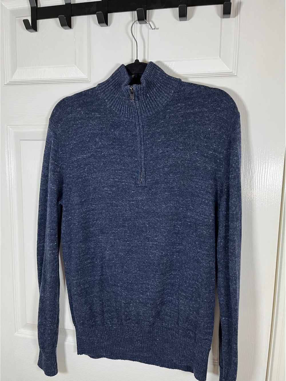 Gap blue marled full zip sweater medium men’s Gorpcore